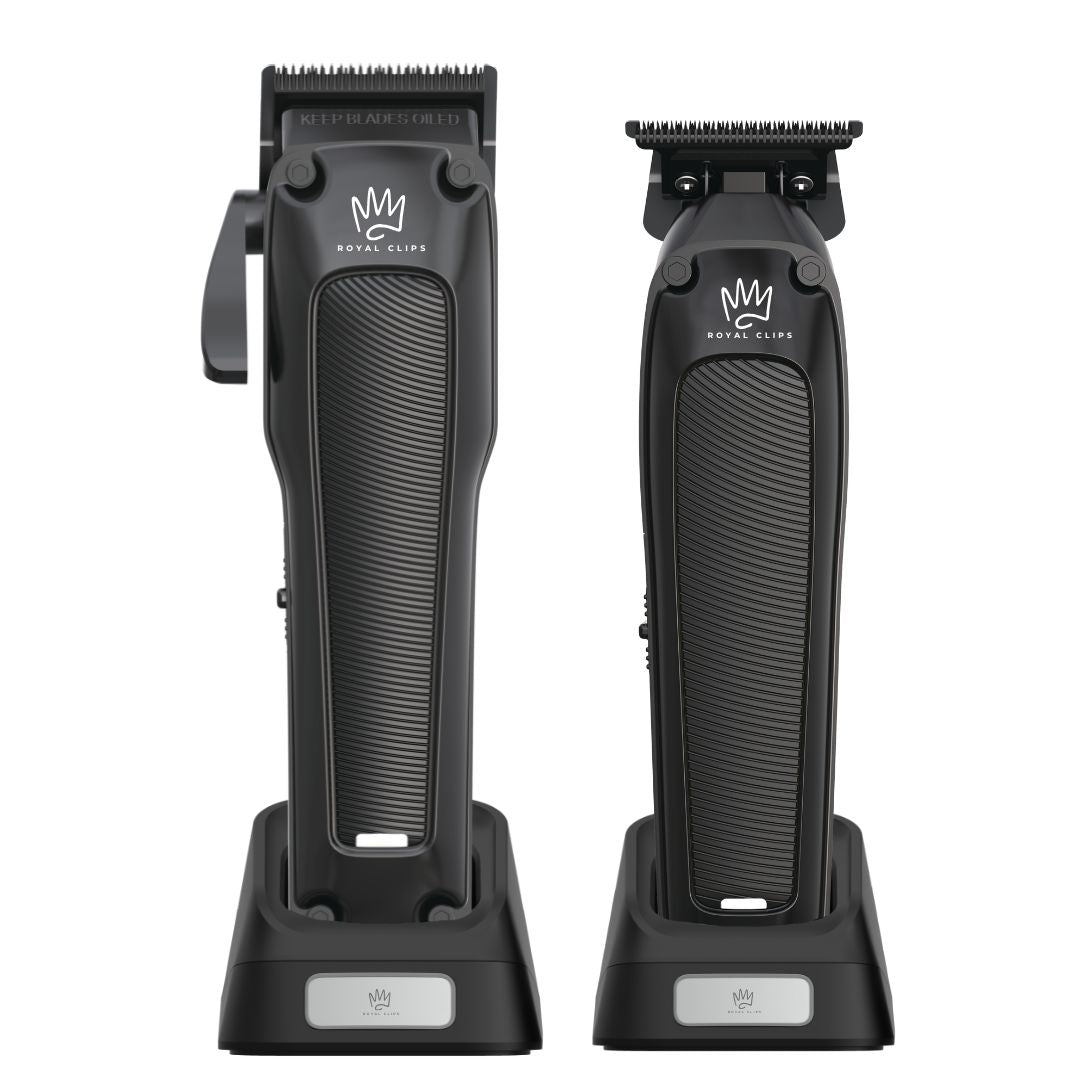 Charging Base Bundle (Fade Kit 2.0) - Royal Clips Hair Clippers, Barber Tools, Shaver, Gifts for men, hair trimmer, beard kit, beard shaver