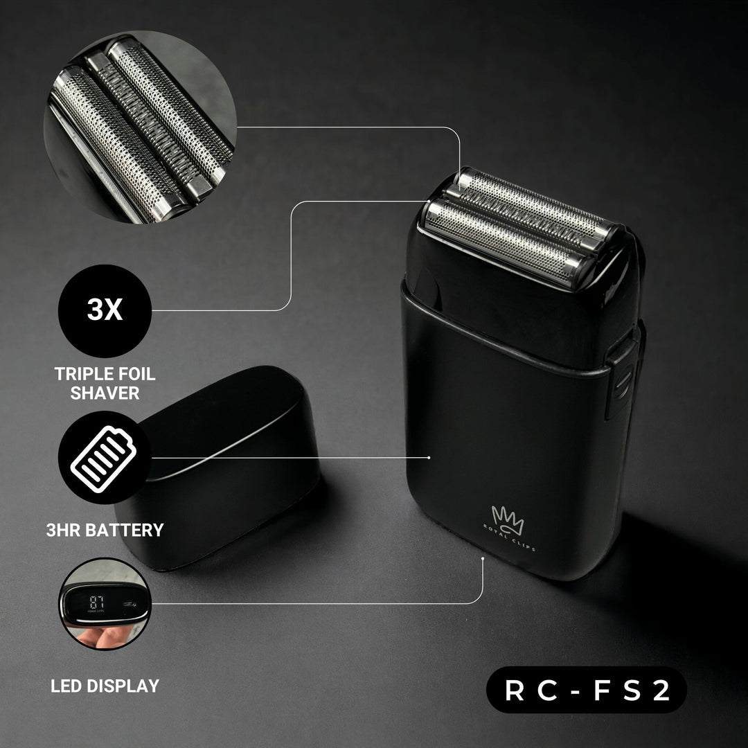 Diamond Bundle - Royal Clips Hair Clippers, Barber Tools, Shaver, Gifts for men, hair trimmer, beard kit, beard shaver