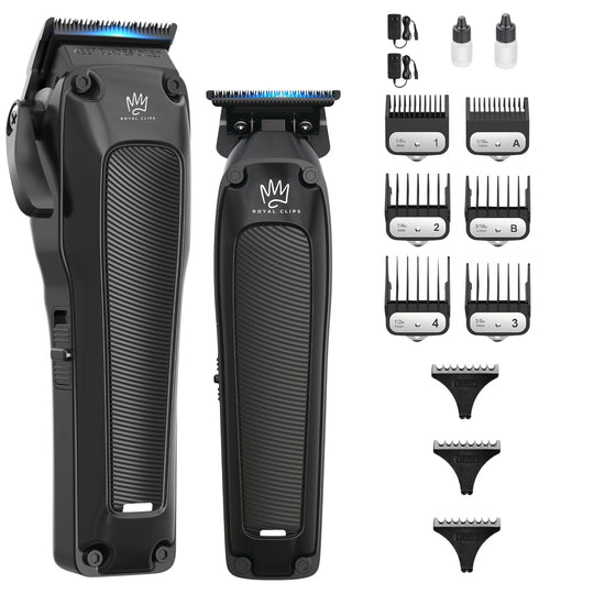 Fade Kit 2.0 - Royal Clips Hair Clippers, Barber Tools, Shaver, Gifts for men, hair trimmer, beard kit, beard shaver