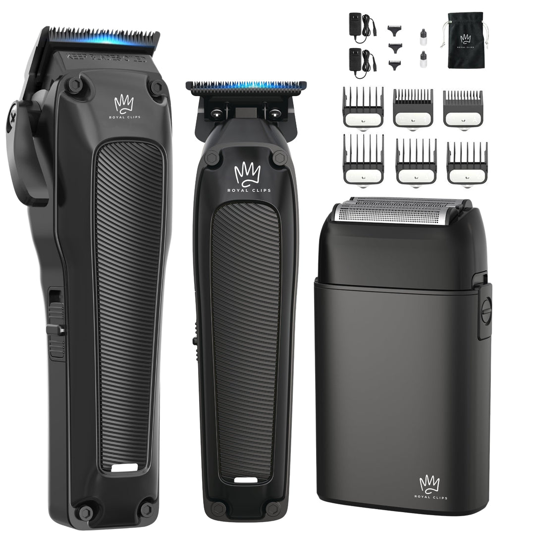 Fade Kit 2.0 - Royal Clips Hair Clippers, Barber Tools, Shaver, Gifts for men, hair trimmer, beard kit, beard shaver