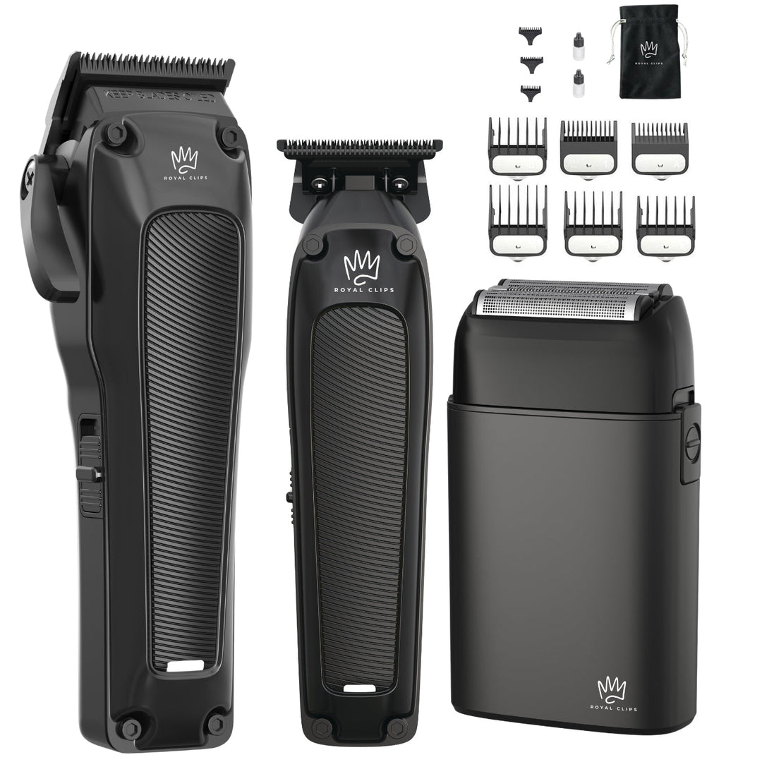 Fade Kit 2.0 - Royal Clips Hair Clippers, Barber Tools, Shaver, Gifts for men, hair trimmer, beard kit, beard shaver