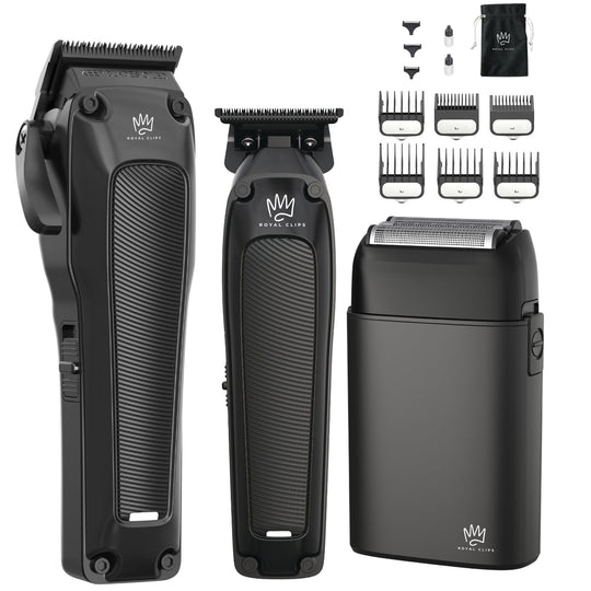Fade Kit 2.0 - Royal Clips Hair Clippers, Barber Tools, Shaver, Gifts for men, hair trimmer, beard kit, beard shaver