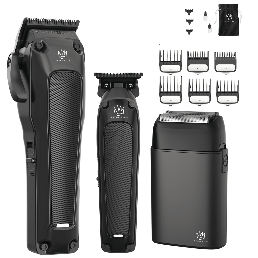 Fade Kit 2.0 - Royal Clips Hair Clippers, Barber Tools, Shaver, Gifts for men, hair trimmer, beard kit, beard shaver