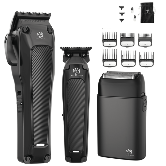 Fade Kit 2.0 - Royal Clips Hair Clippers, Barber Tools, Shaver, Gifts for men, hair trimmer, beard kit, beard shaver