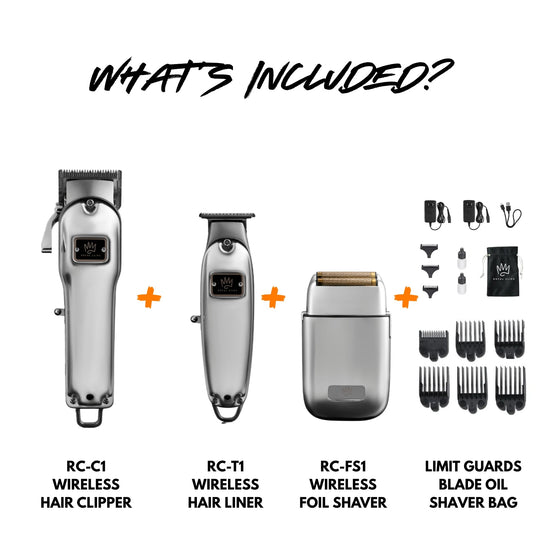Fade Kit - Royal Clips Hair Clippers, Barber Tools, Shaver, Gifts for men, hair trimmer, beard kit, beard shaver