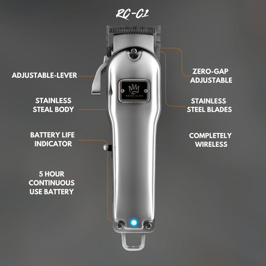 Fade Kit - Royal Clips Hair Clippers, Barber Tools, Shaver, Gifts for men, hair trimmer, beard kit, beard shaver