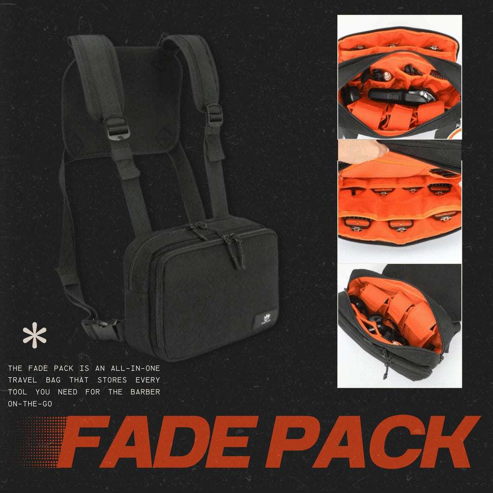 Fade Pack - Travel Bag - Royal Clips Hair Clippers, Barber Tools, Shaver, Gifts for men, hair trimmer, beard kit, beard shaver