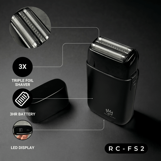 Foil Shaver (RC - FS2) - (Pre - order: Ships By June 9th) - Royal Clips Hair Clippers, Barber Tools, Shaver, Gifts for men, hair trimmer, beard kit, beard shaver