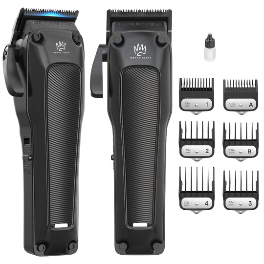 Hair Clippers (RC - C2) - (Pre - order: Ships By June 9th) - Royal Clips Hair Clippers, Barber Tools, Shaver, Gifts for men, hair trimmer, beard kit, beard shaver