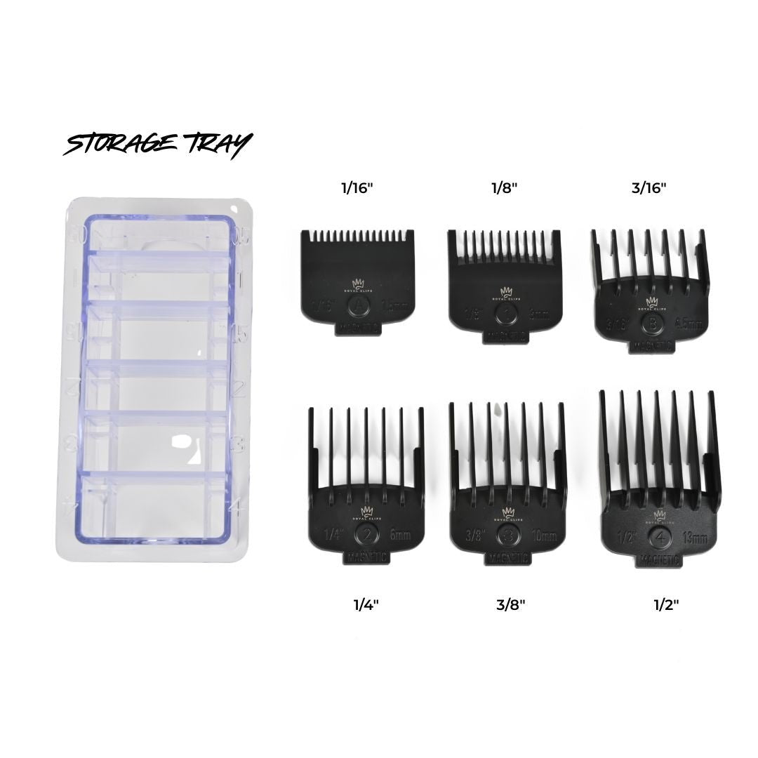 Magnetic Guards - Royal Clips Hair Clippers, Barber Tools, Shaver, Gifts for men, hair trimmer, beard kit, beard shaver