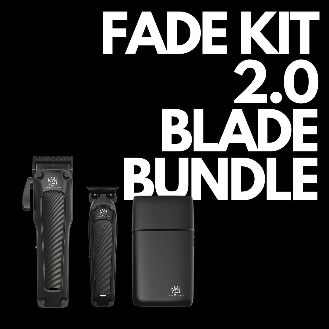 Replacement Blade Bundle (Fade Kit 2.0) - Royal Clips Hair Clippers, Barber Tools, Shaver, Gifts for men, hair trimmer, beard kit, beard shaver